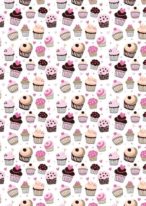 Baking Wallpaper, Cupcakes Wallpaper, Digital Paper Free, Scrapbook Background, Scrapbook Stickers Printable, Scrapbooking Stamps, Printable Scrapbook Paper, Cute Patterns Wallpaper, Cute Wallpaper Backgrounds