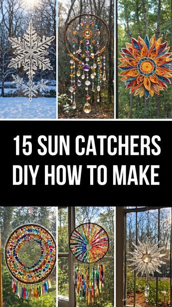 Discover how to make beautiful sun catchers with these easy DIY ideas! Perfect for beginners, our step-by-step guide will show you how to create stunning sun catchers using everyday materials. Whether you're looking to add a touch of color to your windows or create unique gifts, these projects are ideal for anyone who loves crafting. Get inspired and start your DIY sun catcher journey today! Diy Sunroom Decor, Wind Chime Ideas Diy, Crafts For Hippies, Rustic Crafts To Make And Sell, How To Make A Suncatcher With Beads, Diy Dream Catcher With Beads, Sun Catcher Beads Diy, Diy Windchimes Suncatchers, Diy Hanging Suncatcher