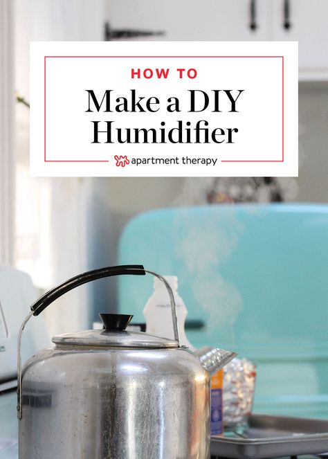 Household Tricks: How To Add Moisture to the Air Without a Humidifier | Humidifiers are great for keeping the air in your home healthy, but there are other things you can do to help add humidity when the air's drying out your skin, furniture, and woodwork. Humidify Your Home, Add Moisture To The Air Home, Dry Air In House Remedies, Diy Humidifier Homemade, Clean Tarnished Silverware, Homemade Humidifier, Diy Humidifier, Baking Powder For Cleaning, Natural Odor Remover