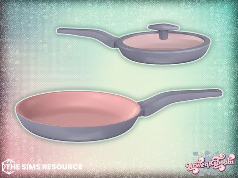 Sims 4 Cc Pots And Pans, Sims 4 Frying Pan Override, Override Sims 4, Sims 4 Clutter, Cc Sims, Sims 4 Cc, Custom Content, The Sims Resource, Sims Resource