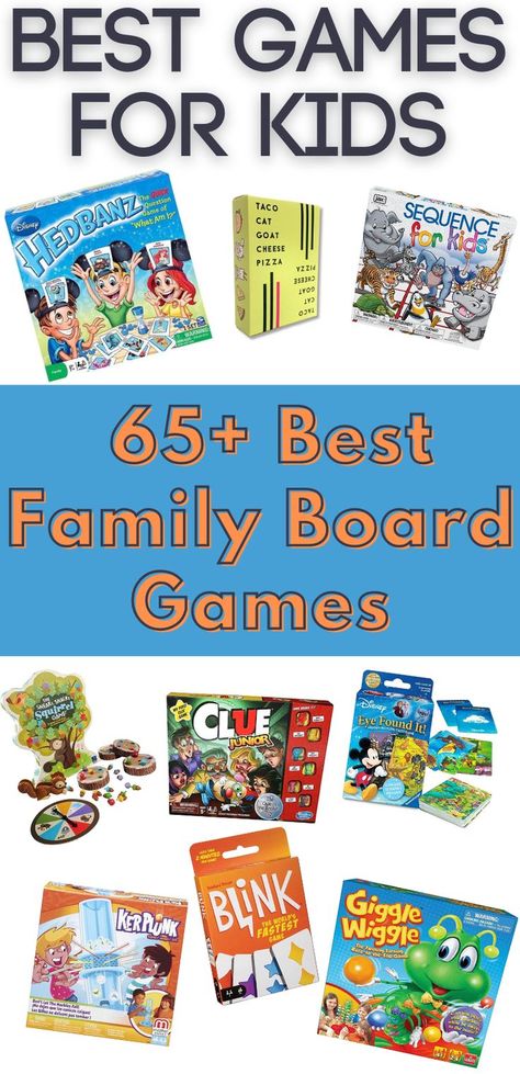 65+ Board Game Ideas for Family Game Night! Board Games For Kids 5-8, Best Board Games For Kids, Board Games For Kids 8-12, Diy Family Games, Top Board Games, Best Family Board Games, Best Board Games, Family Board Game, Old Board Games