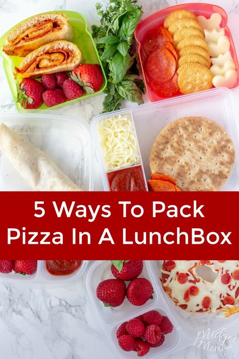 Cold Pizza Lunch Ideas, Healthy Pizza Lunch Ideas, Pizza School Lunch Ideas, Pizza Lunch Ideas For Kids, Lunchbox Pizza, Lunchbox Ideas Kids, Pizza Lunchable, Health Meal Plan, Easy Lunches For Kids