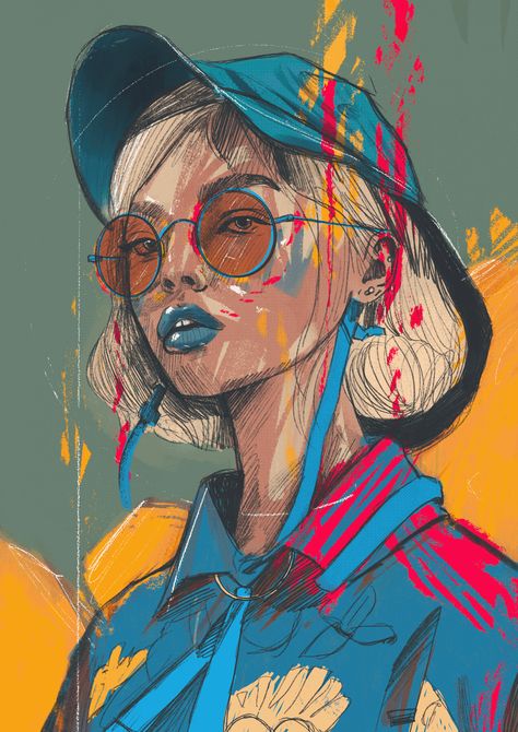 Animated AI Portraits x2 on Behance Portrait Animation, Animated Portrait, Observation Drawing, Portrait Illustrator, Skateboard Pictures, Animation Inspiration, Minimalist Icons, Illustrations Art, Vilnius Lithuania