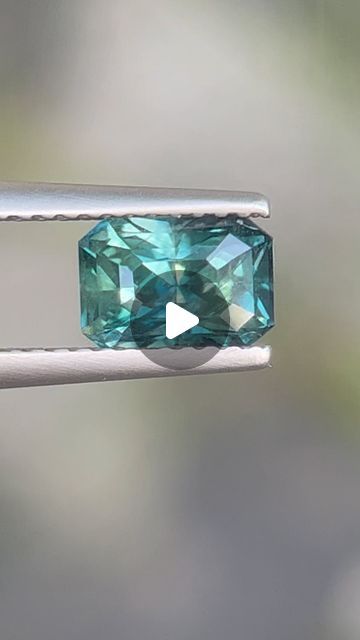 Coloured gemstone specialists on Instagram: "1.59 carat teal sapphire 

#sapphire #greensapphire #tealsapphire #bicolorsapphire #emeraldcutengagementring #londonjewelers #austinjewelry" Teal Sapphire, Emerald Engagement Ring Cut, Green Sapphire, Gemstone Colors, Sapphire, Gemstones, Green, On Instagram, Color