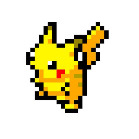 Pixel Clothes Icon, Pikachu Sprite, Pixel Art Tattoo, Pikachu Png, Pikachu Pixel, Surprised Pikachu, Pokemon Pixel Art, Art Pokémon, Pixel Pokemon