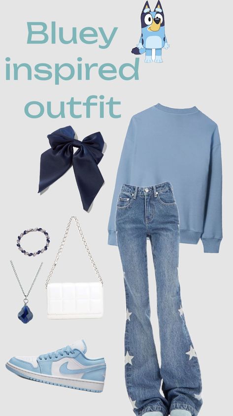 Bluey inspired outfit 💙🐶 Bluey Inspired Outfit, Bluey Outfits, Random Photos, Cute Everyday Outfits, Inspired Outfits, Bingo, Everyday Outfits, Outfit Inspirations, My Style