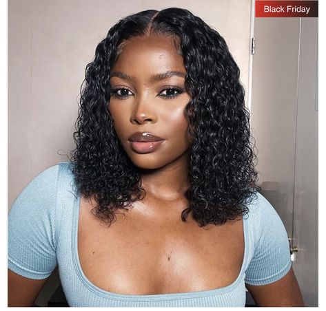 Deep Wave Sew In, Curly Hair Sew In, Curly Sew In, Sew In Hair Extensions, Sew In Hairstyles, Curly Bob Wigs, Human Wigs, Deep Wave Hairstyles, Lace Front Human Hair