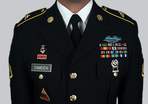 Army uniforms are a symbol of honor, tradition, esprit de corps and personal pride. Learn more! Army Men In Uniform, United States Army Uniform, Army Suit, Army Service Uniform, Army Uniform, Army Men, United States Army, Men In Uniform, Double Breasted Suit Jacket