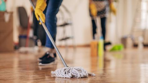 The 7 Best DIY Cleaning Solutions for Floors That Sparkle Floor Cleaning Hacks, Diy Floor Cleaner, Baking Soda And Lemon, Deep Cleaning Services, Essential Oils Cleaning, Diy Cleaning Solution, Natural Stone Flooring, House Cleaning Services, Pantry Items