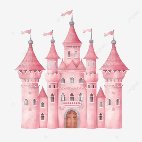 Castle Cake Topper Printable, Castle Template Free Printable, Castle Template, Castle Printable, Building Png, Castle Png, Castle Clipart, Frozen Party Decorations, Carnival Birthday Party Theme