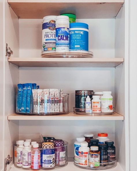 "When all your supplements & vitamins are in one spot and easy to take, you get to start your day on the right foot!" 🙌🙌🙌⁠ .⁠ .⁠ .⁠ .⁠ .⁠ 📸: @thehomerevival⁠ .⁠ .⁠ .⁠ .⁠ .⁠ .⁠ #iDesign #MyiDesign #iDLiveSimply #LiveSimply #organizingwithstyle #organized #organization #organizing #organizationideas #organizeallthethings #organizer #organizingideas #stayorganized #storageideas #organizingmylife #storagesolutions #creativestorage #HomeOrganization #OrganizedHome #ProfessionalOrganizer #Organize Vitamin Storage Ideas, Supplement Storage, Vitamin Storage, Organised Life, Medicine Organization, Home Organizer, Organization Inspiration, Creative Storage, Pantry Cabinet