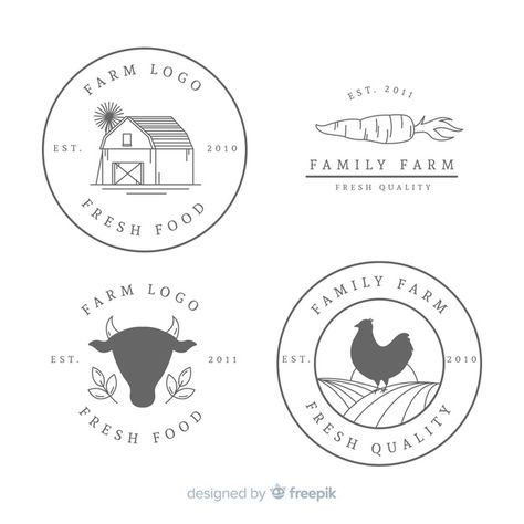 Farm To Table Logo Design, Hobby Farm Logo, Family Farm Logo Design Ideas, Farm Label Design, Farm Logos Ideas, Farmer Logo Design, Homestead Logo, Farm Logo Inspiration, Farming Logo