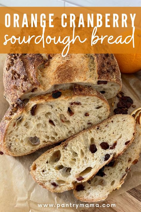 Fragrant orange cranberry sourdough bread perfect for any occasion. Use your active sourdough starter, fragrant orange zest and cranberries. Cranberry Sourdough Bread, Sourdough Cinnamon Raisin Bread, Cinnamon Raisin Sourdough Bread, Cinnamon Raisin Sourdough, Cranberry Sourdough, Sourdough Cinnamon Raisin, Recipe Using Sourdough Starter, Sourdough Loaf, Sourdough Starter Discard Recipe