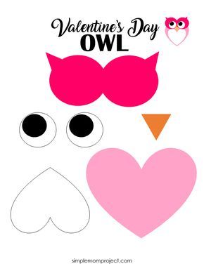 See this post for a FREE printable template to make your own Valentine's Day Owl! This simple DIY Owl Valentine's Day card is an easy craft for toddlers, big kids and adults to make. Great for classroom Valentine's Day art projects. #ValentinesDayCard #ValentinesDayCrafts Diy Owl, Owl Craft, Valentine Art Projects, Owl Valentines, February Crafts, Easy Valentine Crafts, Valentine's Day Crafts For Kids, Preschool Valentines, Valentine Activities