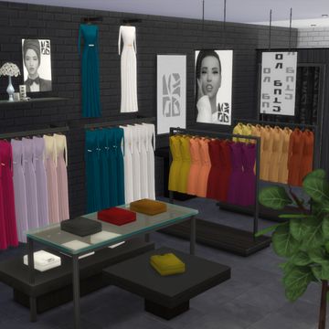 Sims 4 Clothing Rack, Sims 4 Mods Patreon, Dress Rack, Lotes The Sims 4, Sims 4 Cc Furniture, Sims 4 Build, Clothing Retail, Sims 4 Clothing, Sims Mods