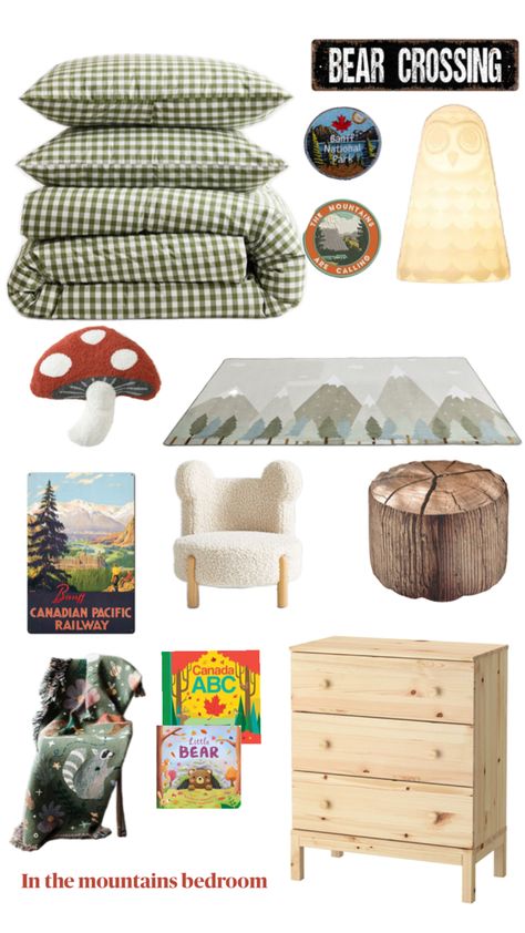 Mountain Theme Bedroom, Camp Theme Room, Mountain Bedroom, Camping Kids, Camping With Toddlers, Camp Theme, Canadian Pacific Railway, Theme Bedroom, Camping Theme