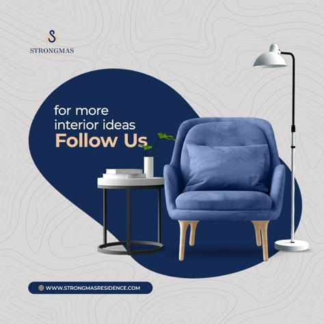 For Strongmas Residence Creative Interior Design Ideas, Instagram Feed Theme Layout, Furniture Promo, Typographic Poster Design, Furniture Graphic, Photoshop Tutorial Typography, Social Media Branding Design, Color Design Inspiration, Creative Design Agency