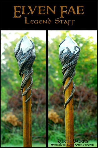 Elven Fae Wizard Crystal Magic Staff Crystal Staff, Magic Staff, Wizard Staff, Wizard Magic, Magic Crystal, Wizard Wand, Walking Sticks And Canes, Cosplay Diy, Crystal Magic