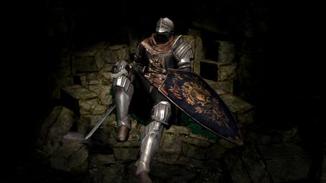 Dark Souls Knights | Oscar is equipped with full Elite Knight armor , a Crest Shield , and ... Dark Souls Npc, Oscar Of Astora, Undead Knight, Dark Souls Artwork, Demon Souls, Dark Souls 3, Dark Souls Art, Cool Monsters, Knight Art