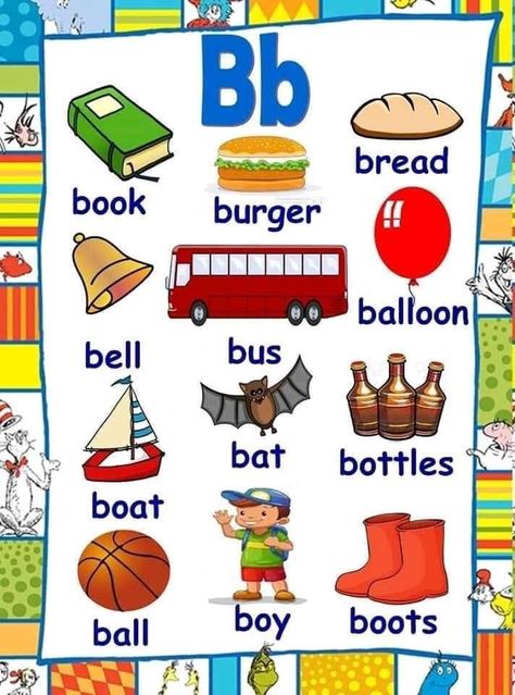 B Letter Words, Word Family Worksheets Free, Preschool Letter B, Letter W Activities, Reading Response Worksheets, Kids Learning Alphabet, Preschool Charts, Free Kindergarten Printables, Family Worksheets