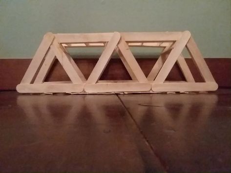 Popsicle Bridge, Popsicle Stick Bridges, Building Bridge, Beam Bridge, Summer Sandwiches, Truss Bridge, Ladybug Crafts, Popsicle Stick, Bridge Design