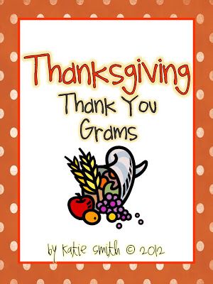 Classroom Freebies Too: Thank You Grams - Thanksgiving Letter Writing Ela Stations, Thanksgiving Letter, Thanksgiving Lessons, Thanksgiving Favors, Elementary Curriculum, Elementary School Library, Classroom Freebies, School Social Work, School Psychologist