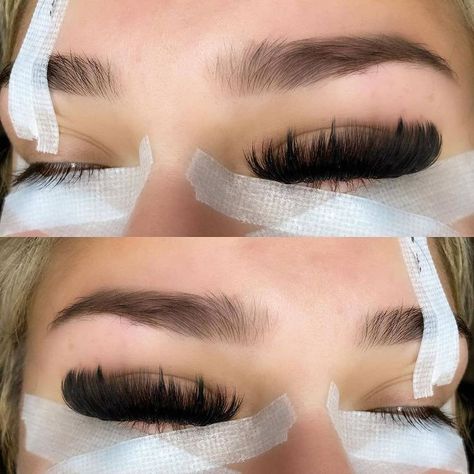 Lash Extension No Makeup, 15 Mm Lash Extensions, 18mm Lash Extensions, 20 Mm Lash Extensions, 20mm Lash Extensions, Thick Eyelash Extensions, Eyelash Extensions Mega Volume, Lashes Russian, Long Fake Eyelashes