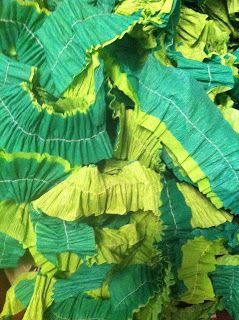 Crepe Paper Seaweed, Seaweed Decorations Diy, Seaweed Streamers, Diy Seaweed, Paper Seaweed, I Am Embarrassed, Submerged Vbs, Ocean Vbs, Scuba Vbs