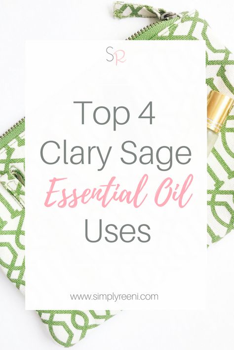 Do you want to learn the best uses of Clary Sage essential oil? Clary Sage offers some great therapeutic benefits especially when helping to support a healthy mood. Here are the top 4 Clary Sage essential oil uses and benefits! Click to read or pin for later! // www.simplyreeni.com Young Living Clary Sage, Sage Benefits, Top Essential Oils, Diy Essential Oil Recipes, Clary Sage Oil, Healthy Mood, Homemade Cleaners, Clary Sage Essential Oil, Sage Oil