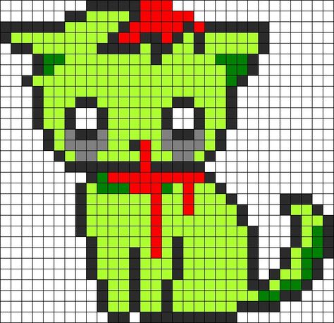 1000+ ideas about Pixel Art Grid on Pinterest | Pokemon Perler ... 2000s Pixel Art, Small Pixel Art Grid, Scene Pixel Art, Album Cover Pixel Art, Small Pixel Art Pattern, Perler Bead Wall, Pixel Art Chat, Zombie Hello Kitty, Grille Pixel Art