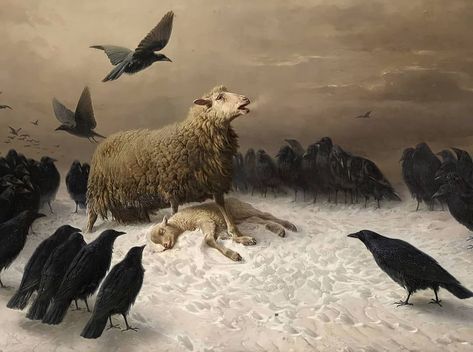 August Friedrich, Istoria Artei, Rennaissance Art, Historical Painting, Classic Paintings, The Sheep, Historical Art, Old Paintings, Art Appreciation