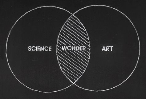 At TED Active 2011 SCIENCE, ART = WONDER | The Huffington Post Wonder Art, Venn Diagram, Liberal Arts, Science Art, Art Therapy, The Words, Circles, Vision Board, We Heart It