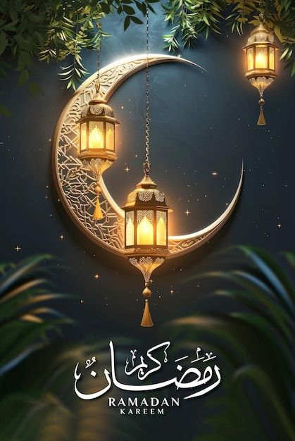 Ramadan Karim Design, Ramzan Poster, Lantern Background, Bon Ramadan, Ramzan Eid, Islamic Interior Design, Ramadan 2025, Islamic Interior, Islamic Corner