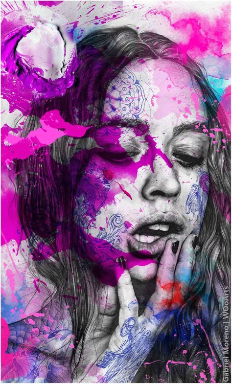 Illustration by Artist Spanish Artist Gabriel Moreno Identity Artists, Identity Artwork, Portraiture Artist, Cambridge Igcse, Art Alevel, Gcse Art Sketchbook, A Level Art Sketchbook, Portraiture Art, Spanish Artists