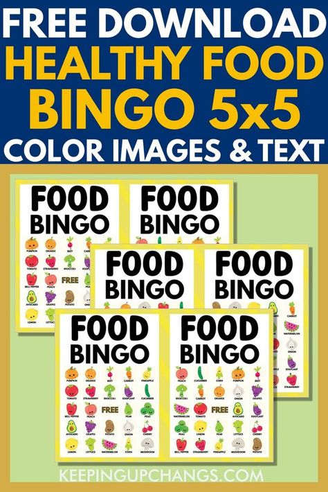 Food Bingo, Food Birthday Party, Bingo Pictures, Wedding Gathering, Bingo For Kids, Nutrition Activities, Food Party, Healthy Groceries, Bingo Printable