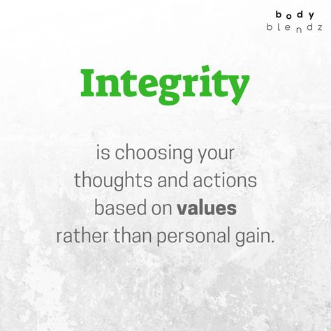 Integrity is choosing your thoughts and actions based on values rather than personal gain. Personal Values Quotes, Choose Your Words Wisely Quotes, Quotes On Values, Integrity Meaning, Essay Quotes, Ethics Quotes, Integrity Quotes, Value Quotes, Inpirational Quotes