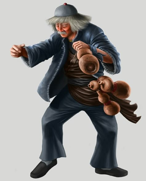 Dnd Drunken Monk, Drunken Monk Dnd, Drunken Master Art, Dnd Drunken Master, Drunken Master Monk, Drunken Boxing, Monk Dnd, Drunken Master, Old Monk