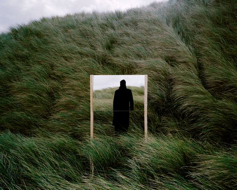 Photographer Guillaume Amat Places Mirrors Into Industrial and Natural Landscapes to Look Both Beyond and Behind | Colossal Mirror Photography, Fine Art Landscape Photography, Halloween Photoshoot, Open Field, Fine Art Landscape, The Human Body, City Photography, Photography Tutorials, Urban Landscape