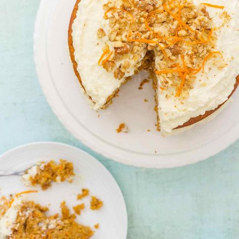 Easy Peasy Foodie - easy, delicious, stress-free, family food Pineapple Carrot Cake, Traybake Cake, Vegan Carrot Cake Recipe, Easter Carrot Cake, Coconut Cream Cheese, Simnel Cake, Coconut Cream Cheese Frosting, Cream Cheese Frosting Easy, Vegan Cream Cheese Frosting