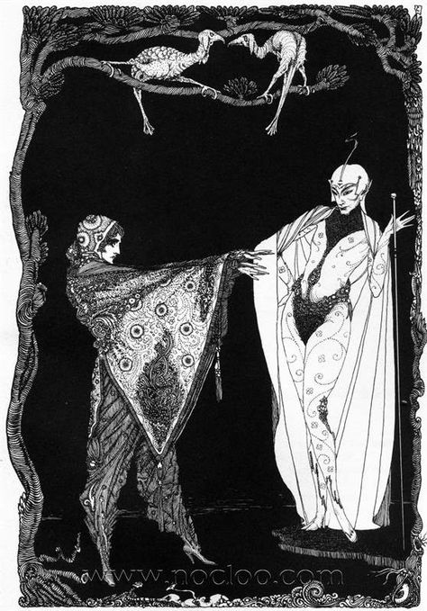 Harry Clarke - Illustrations from Faust 1925 Goethe's Faust, Harry Clarke, Aubrey Beardsley, Irish Art, Art Japonais, Alphonse Mucha, Wow Art, Black And White Illustration, Old Book