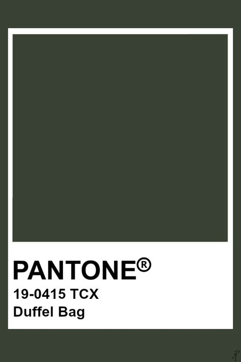 Pantone Duffel Bag Pantone Black, Pantone Green, Pantone Swatches, Pantone Palette, Pantone Colour Palettes, Graphisches Design, Deco Studio, Forest Color, Pantone Colors