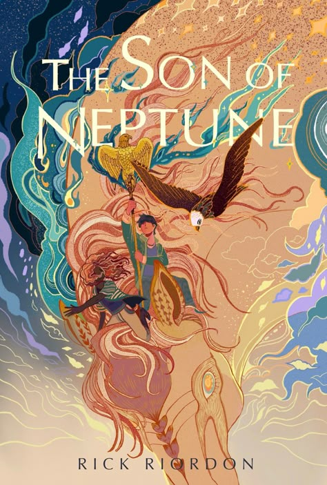 Heroes Of Olympus Books, The Son Of Neptune, Book Cover Redesign, Son Of Neptune, Zio Rick, Frank Zhang, Piper Mclean, Seaweed Brain, Jason Grace