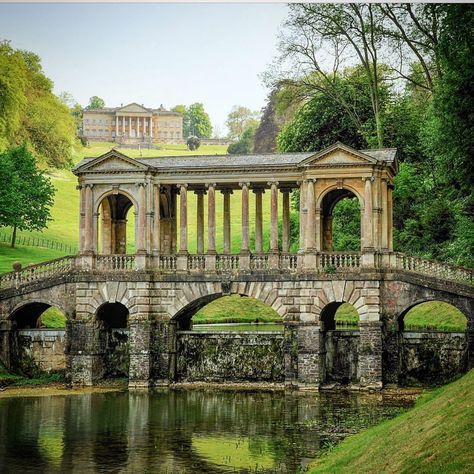 Prior Park, 19th Century Aesthetic, English Landscape Garden, Bath Uk, Bath England, Famous Architects, Have A Great Weekend, Classical Architecture, Garden Spaces