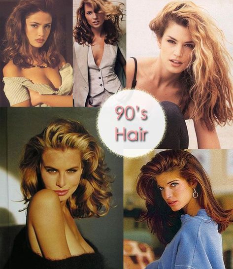 Big 90's Hair Inspiration | Shoulder Dusting Glamazon Styles | ...love Maegan | Bloglovin’ 1990s Hair, Supermodel Hair, 90s Grunge Hair, Makeup Tip, 90s Supermodels, Big Shoulders, Different Hair, 90s Hairstyles, Inspiration Photo