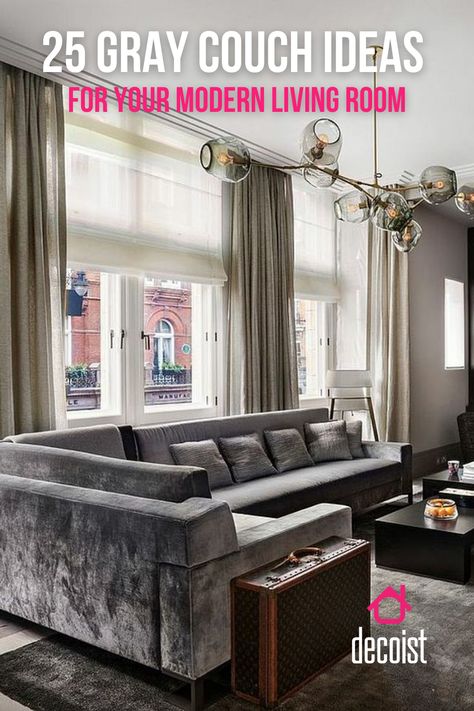 Grey Velvet Couch Living Room, Gray Velvet Sofa Living Room Ideas, Charcoal Gray Sofa Living Room, Gray Velvet Sofa, Modern Velvet Couch, Grey Velvet Couch Living Room Ideas, Gray Velvet Sofa Living Room, Dark Velvet Sofa, Grey Velvet Sofa Living Room Ideas