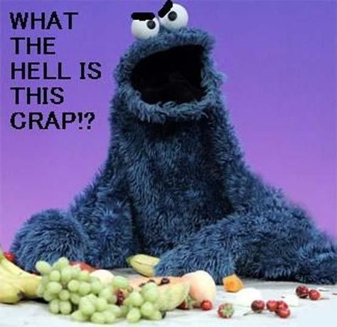 Grapes are round but they aren't cookies! WHAT GIVES? Monster Photos, Fraggle Rock, What The Hell, Cookie Monster, Monster Cookies, Om Nom, I Smile, How I Feel, Sesame Street