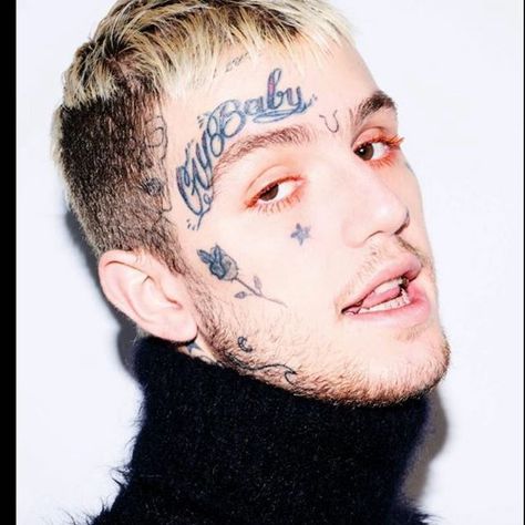 11/15/17-19 Get Cake Die Young Tattoo, Rapper Face Tattoos, Die Young Tattoo, Lil Tracy, Lil Peep Hellboy, Kodak Black, Face Tattoos, Die Young, Fake Tattoos