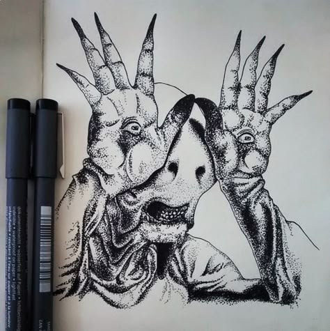 Pale Man Drawing, The Pale Man Tattoo, Pale Man Tattoo, Pans Labyrinth Art, Pans Labyrinth Pale Man, Pale Man Pan's Labyrinth, Pan's Labyrinth Art, Pan's Labyrinth Tattoo, Guillermo Del Toro Art