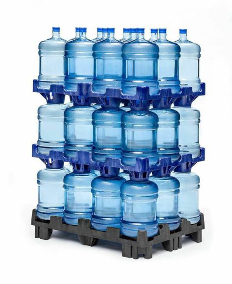 Bottled Water Storage, Water Bottle Rack, Water Bottle Storage Rack, Pantry Storage Ideas, 5 Gallon Water Bottle, Gallon Water Jug, Bottle Logo, Mineral Water Bottle, Water Bottle Storage