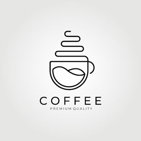 Logo Real Madrid, Cocktails Drawing, Cafe Logos, Logo Cafe, Logo Design Coffee, Struktur Teks, Coffee Shop Logo Design, Graphic Minimalist, Mises En Page Design Graphique